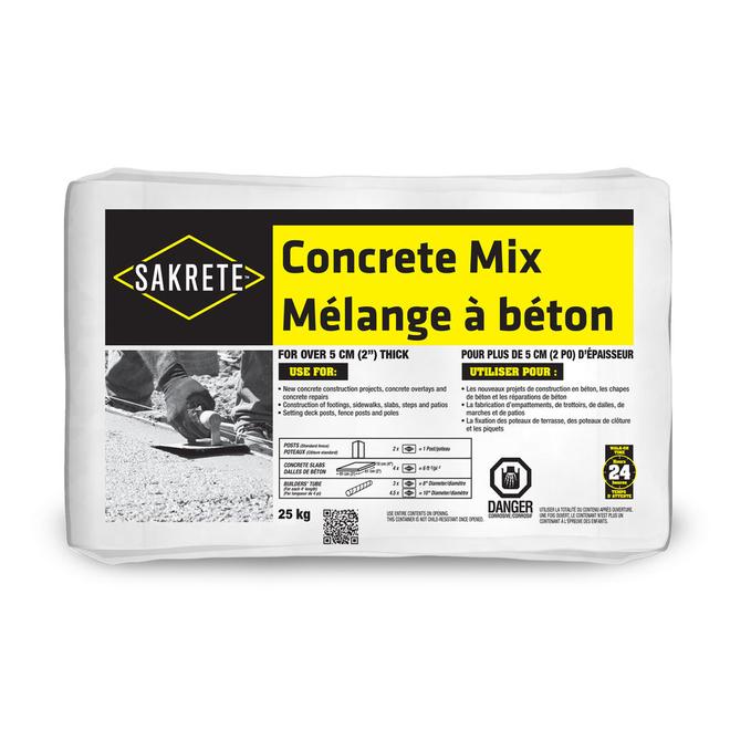 Mélange à béton Sakrete(MD), 25 kg