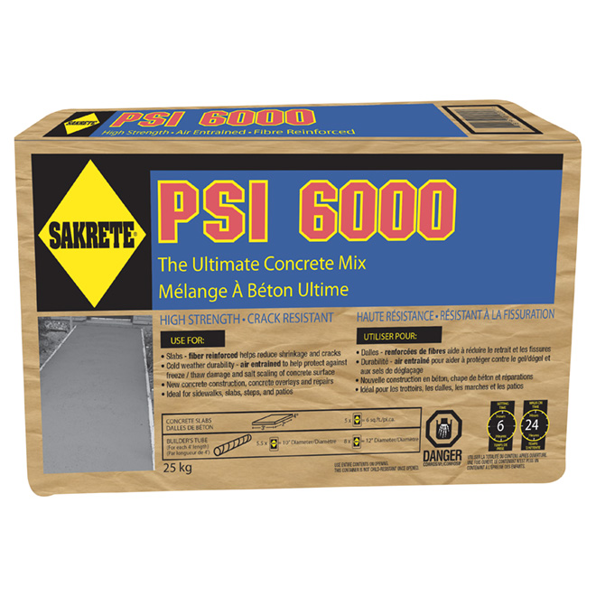 Béton Super Pro 6000 PSI , 25 kg