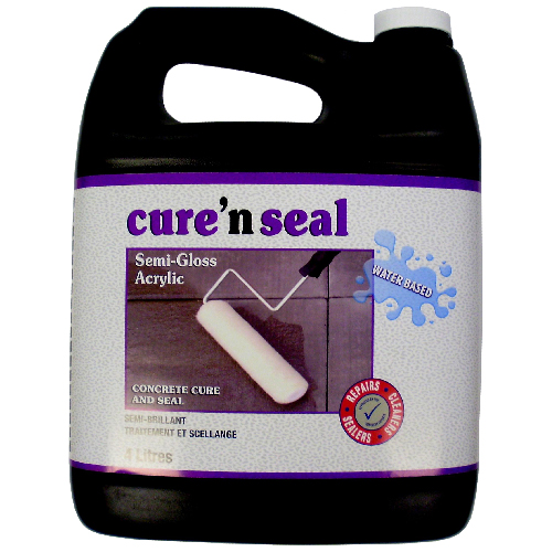 Concrete cure and seal