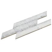 Decorative Chevron Wall Panel - 9.63 sq ft - White