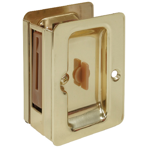 Rectangular Latching Pocket Door Handle