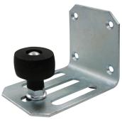 Guide de retenue avec roue pour porte coulissante simple