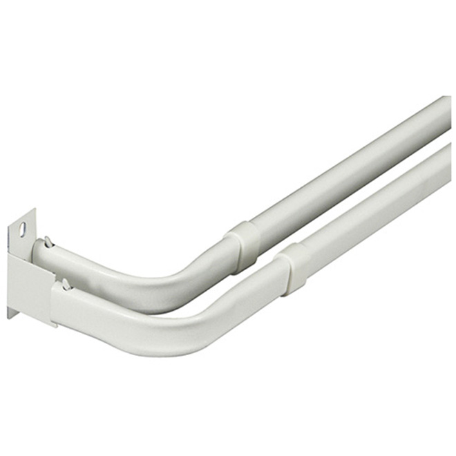DOUBLE CURTAIN ROD 28-48"