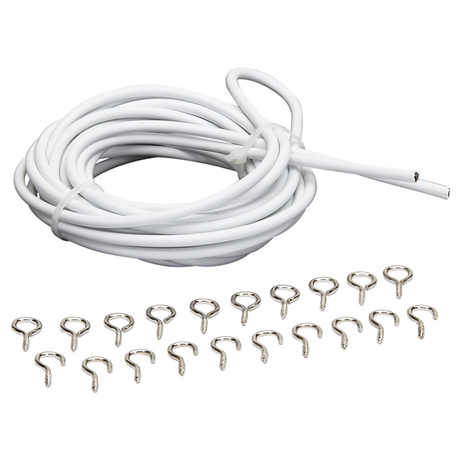 Fil ressort, 15', blanc