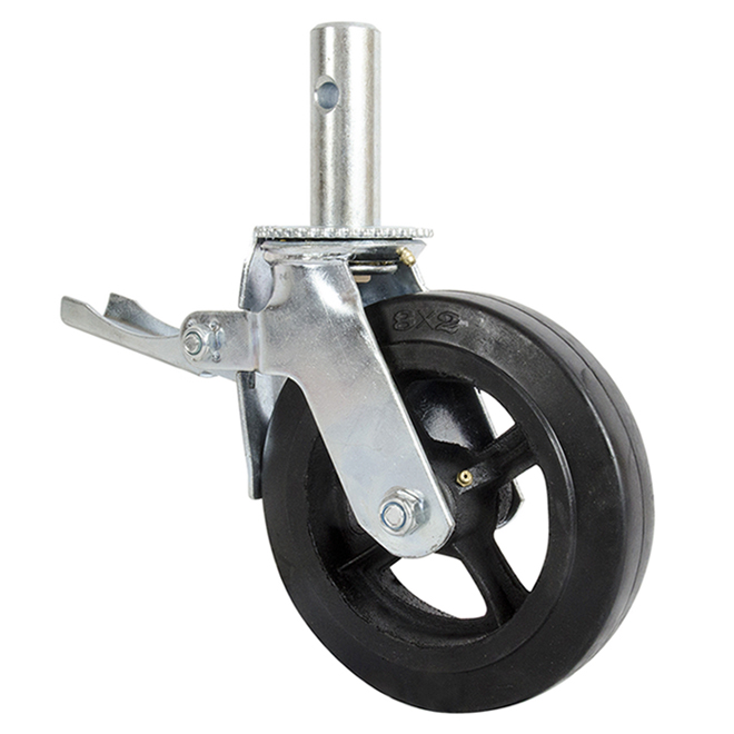 Roulette ultra-robuste 8po