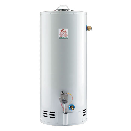 Gas Water Heater 40 Gal - 34 000 BTU - White