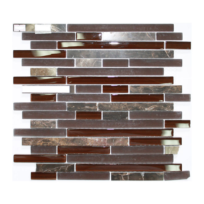 Mosaïque de verre pour le mur
