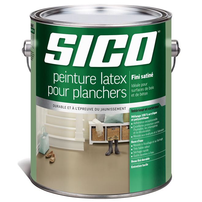 Latex acrylique pour planchers