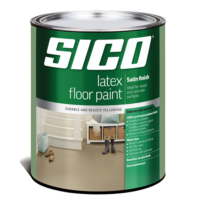 Latex floor paint