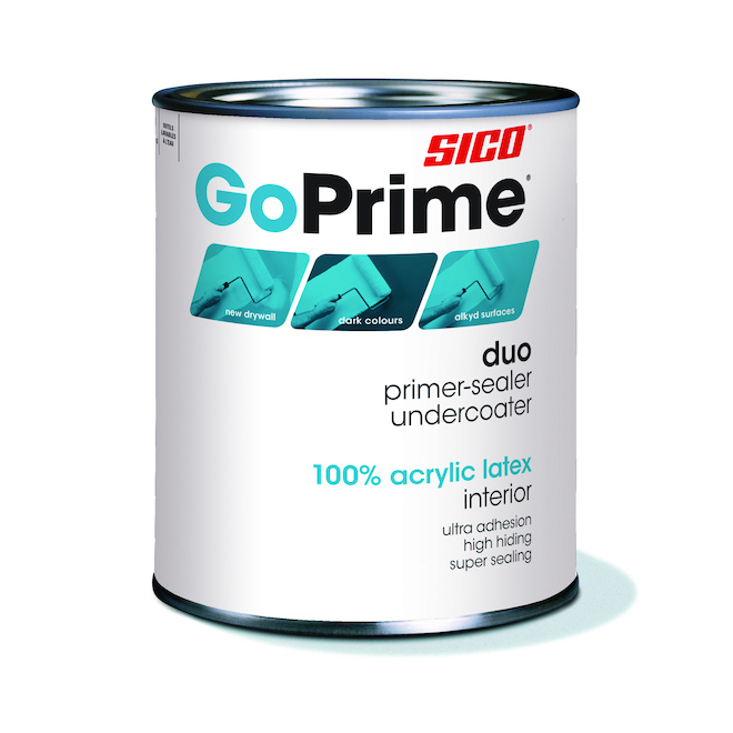Go Prime"" Acrylic latex interior Primer-Sealer