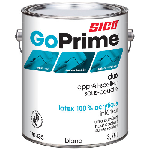 Apprêt-Scellant latex acrylique intérieur «Go Prime»