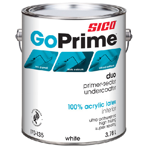 Go Prime"" Acrylic latex interior Primer-Sealer