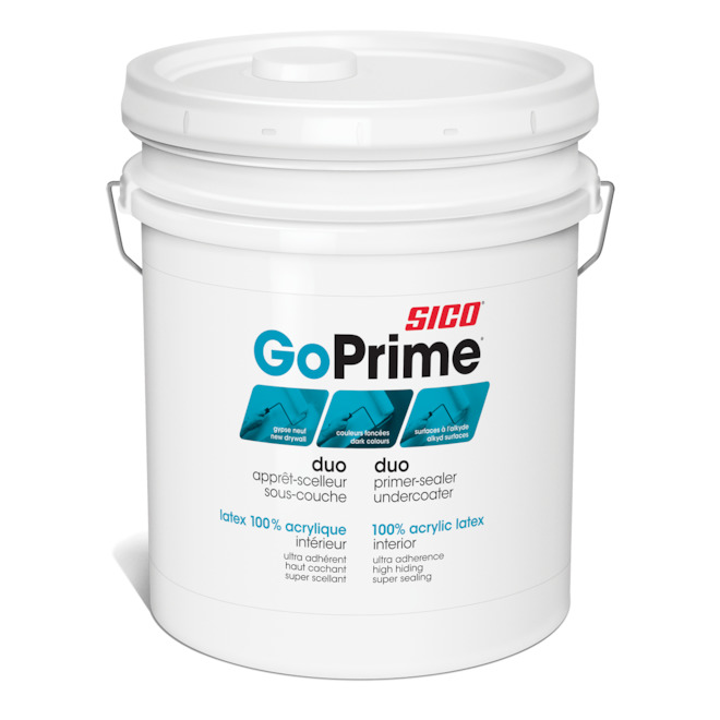 Apprêt-Scellant latex acrylique intérieur «Go Prime»