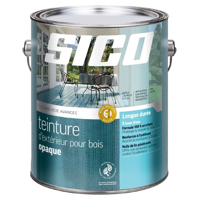 Teinture d'extérieur pour bois