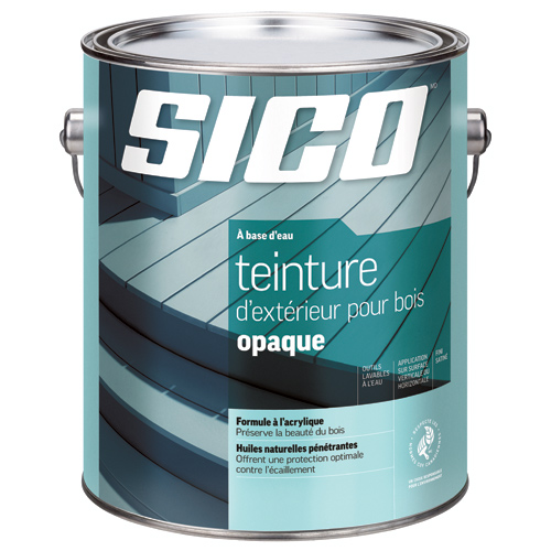 Teinture d'extérieur opaque pour bois
