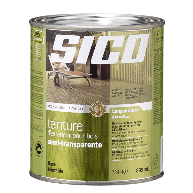 Teinture d'extérieur pour bois
