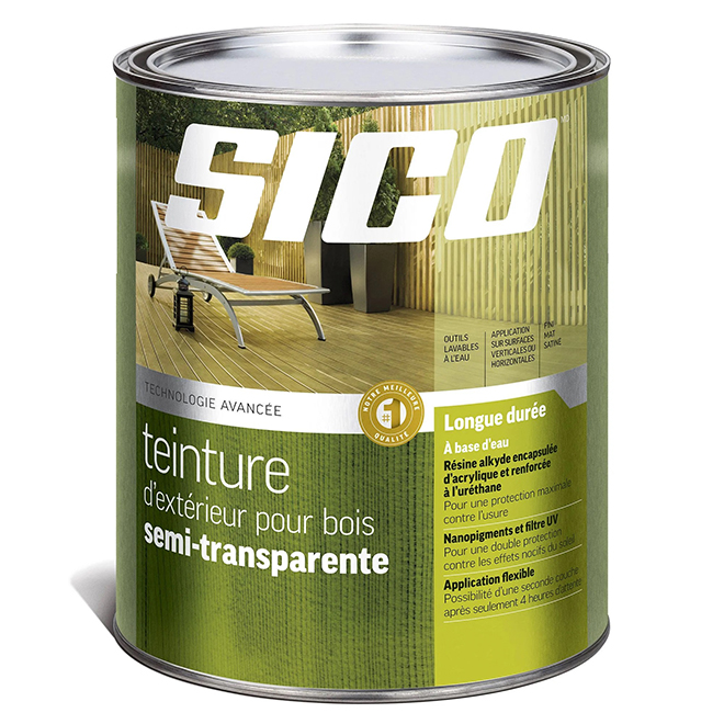 Teinture d'extérieur pour bois