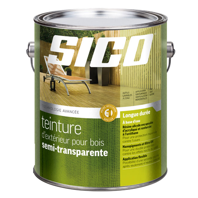 Teinture d'extérieur pour bois