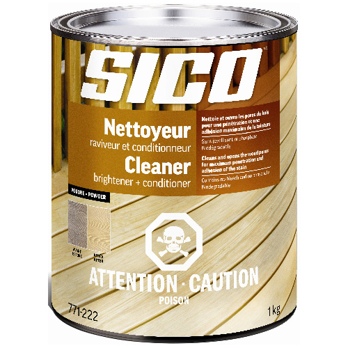 Nettoyeur et raviveur pour le bois