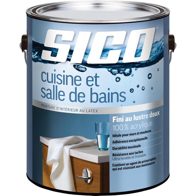 Peinture latex acrylique «Cuisine-SDB»