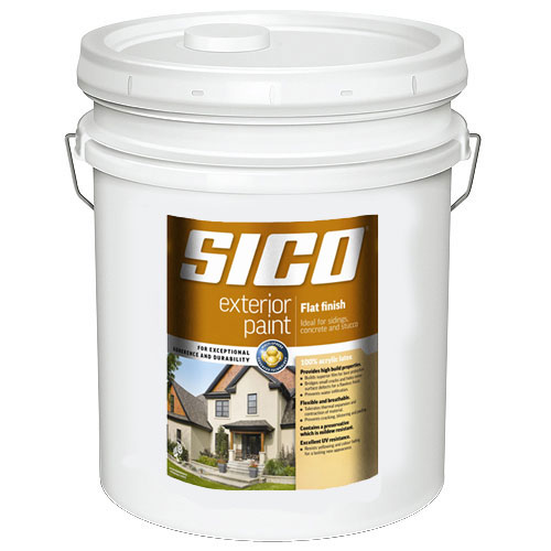 "Flat finish" Exterior Latex Paint