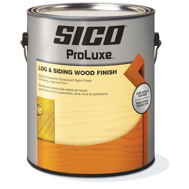 Dark Oak Translucent Satin Finish Siding Coating 3.78 L