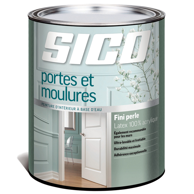 Latex d'intérieur pour portes et moulures
