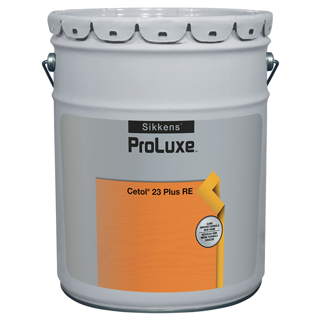 Couche de finition pour parements et bois rond, teck