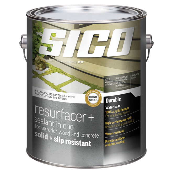 Resurfacer/Sealant for Exterior Wood and Concrete - 3.37 L