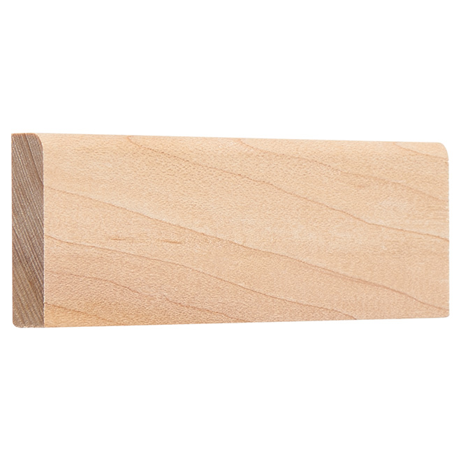 Butoir de porte en érable, 3/8 po x 1 1/4 po, naturel