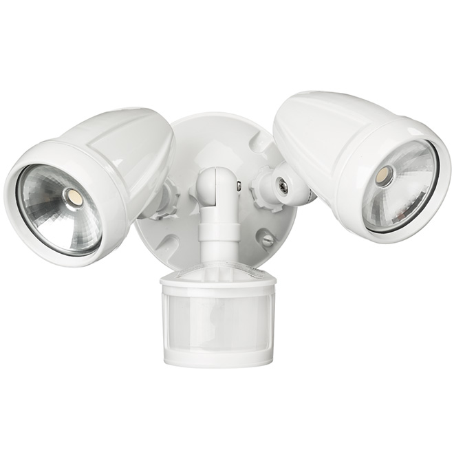 Motion Detector Dual LED Security Light - White
