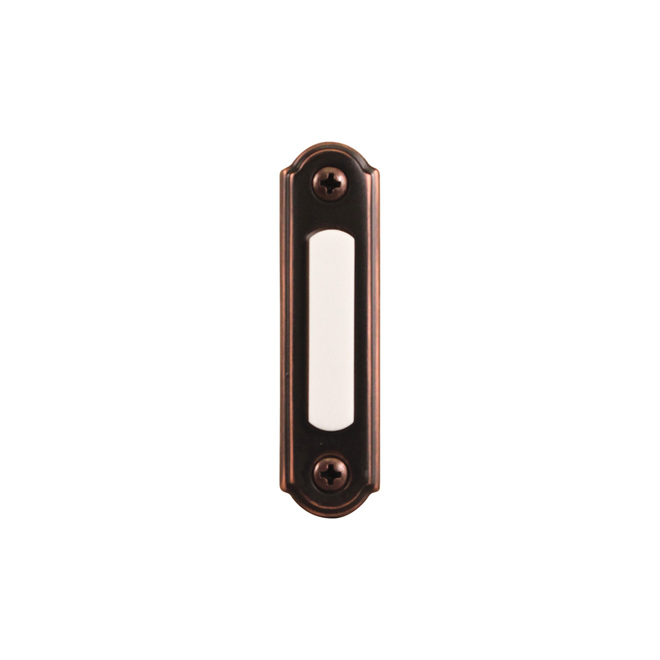 Door Bell Button, Oiled Bronze