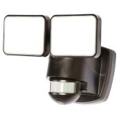 Motion Detector Dual LED Security Light - Black