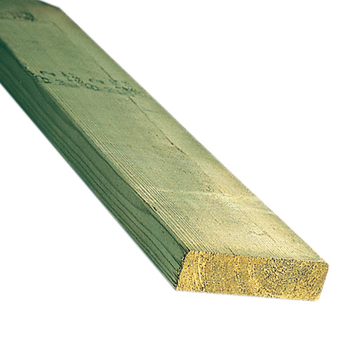 Bois traité vert, 2 po x 6 po x 12 pi
