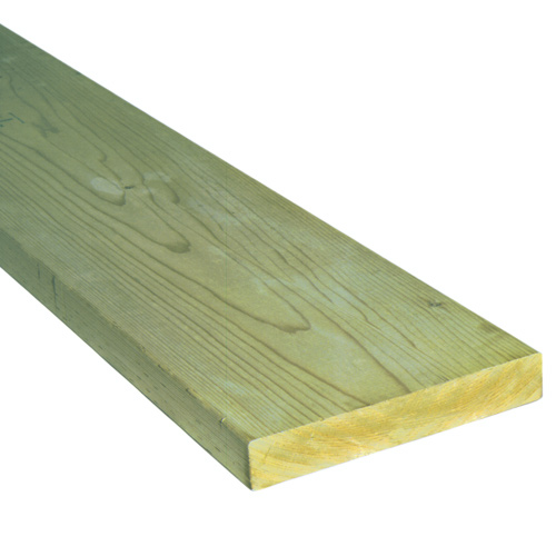 Bois traité vert, 2 po x 8 po x 16 pi
