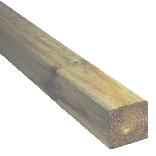 Treated Wood Green - 4 in x 4 in x 12 ft