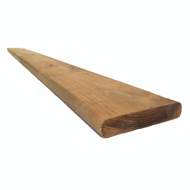 Treated Wood Brown - 5/4 in x 6 in x 12 ft