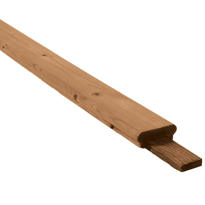 Main courante en bois traité, 2" x 4" x 8'