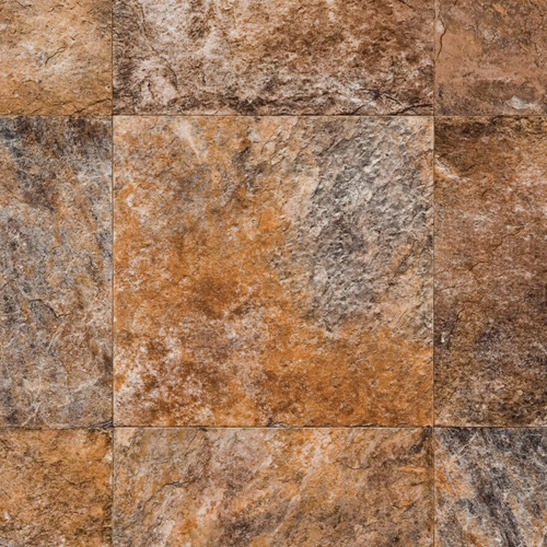 Rouleau de FiberFloor(MC) « Ocean Stone » - Terre cuite