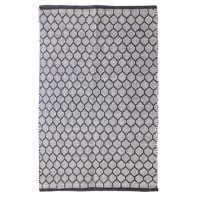 Area Rug - Starion - Cotton - 25" x 45" - Grey