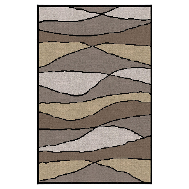 "Wave" Accent Rug - 32" x 46" - Neutral