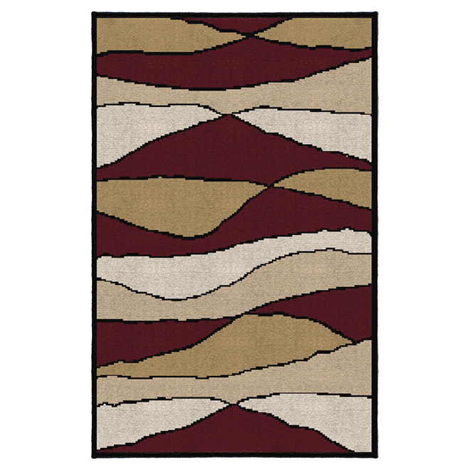 Tapis d'appoint « Wave » 32 po x 46 po, neutre