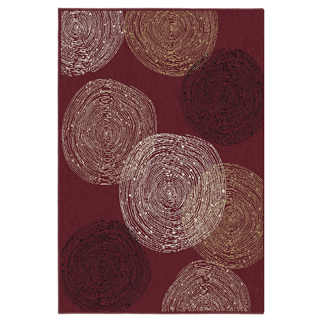 "Wickham" Area Rug - 5' x 7' - Red