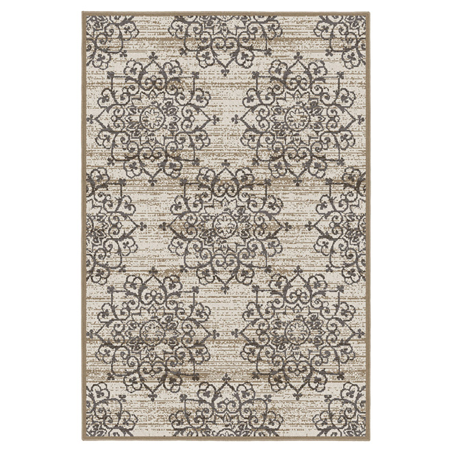 Tapis « Talibah » 5 pi x 7 pi - crème