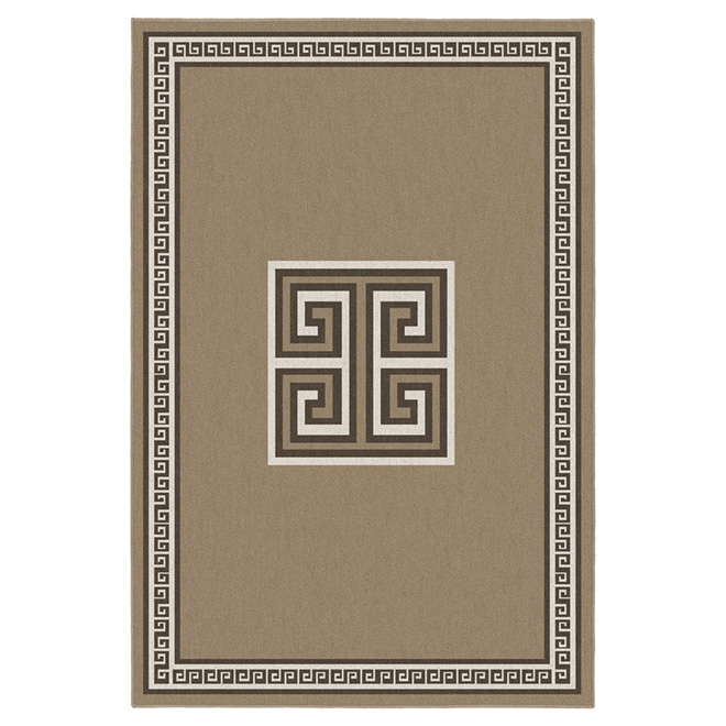 Tapis « Kei » 5 pi x 7 pi, beige