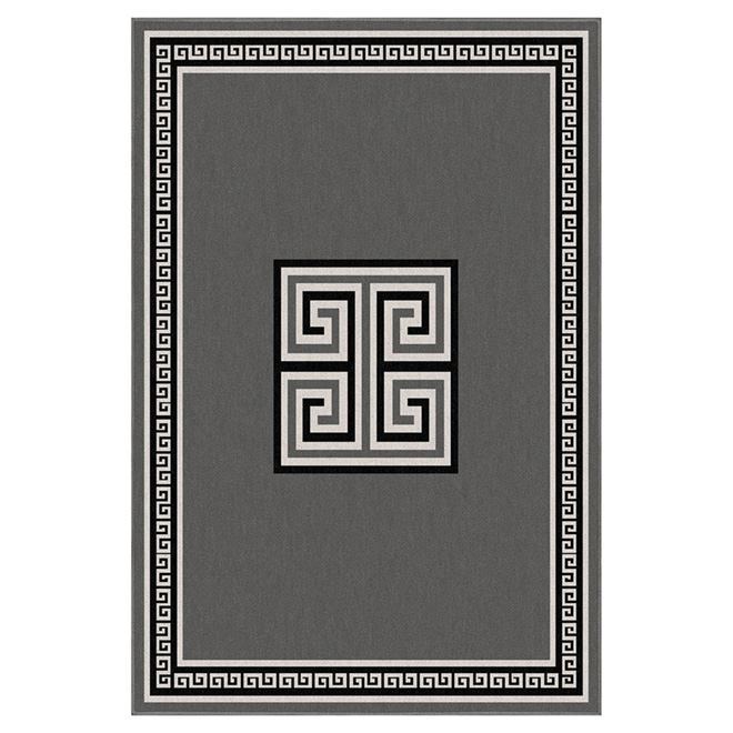 Tapis « Kei » 5 pi x 7 pi - gris