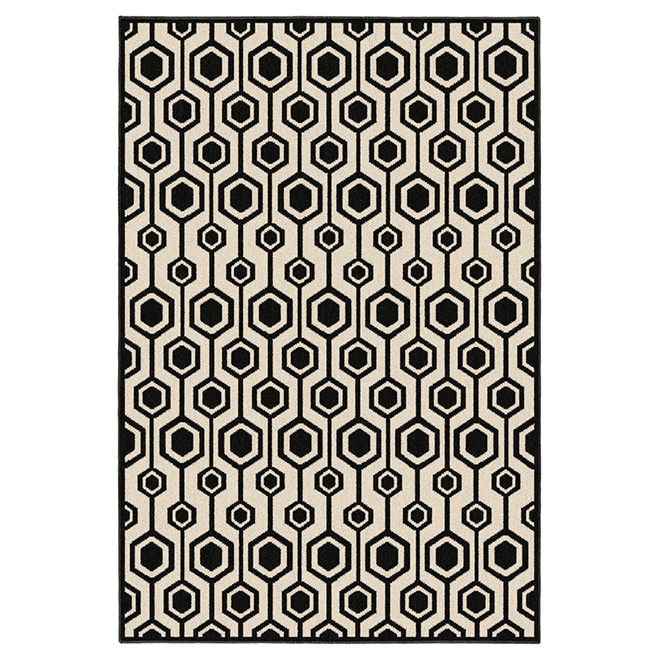 Decorative Carpet - Grey - 52" x 75"