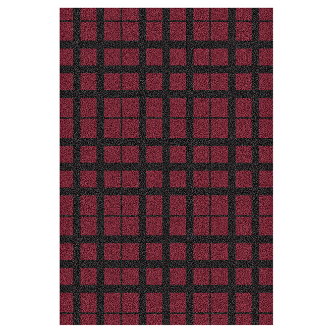 "Luxuria" Decorative Carpet - Red - 5' x 7'