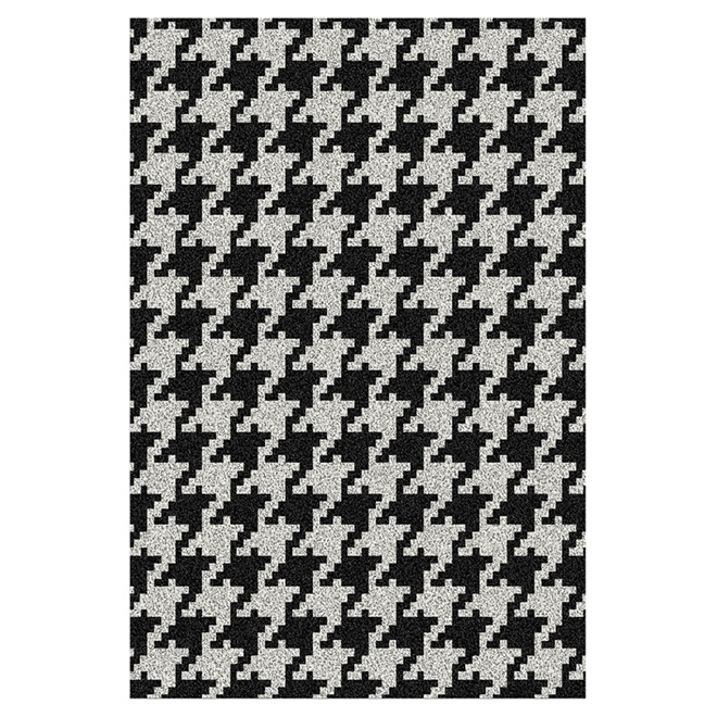 "Luxuria" Decorative Carpet - Black - 7' x 10'