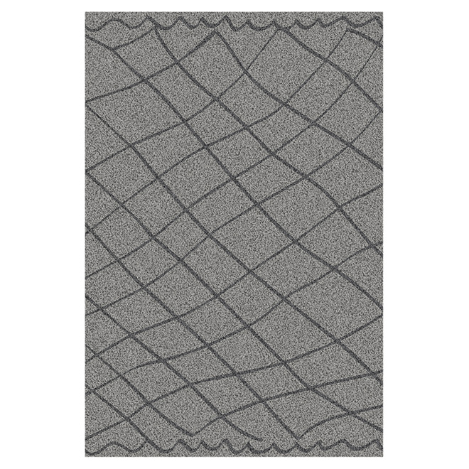 Tapis décoratif « Luxuria », brun, 7 pi x 10 pi